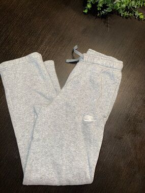 Nike Kids Light Heather Gray Jogger Sweatpants